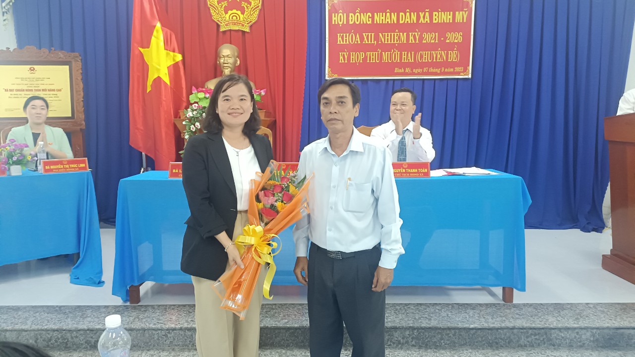 HĐND xã Bình Mỹ tổ chức kỳ họp chuyên đề