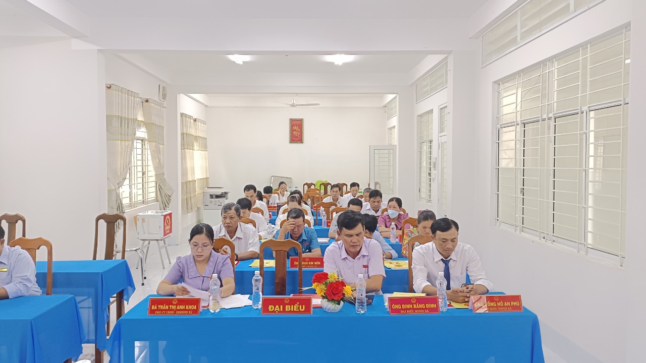 HĐND xã Bình Mỹ tổ chức kỳ họp chuyên đề