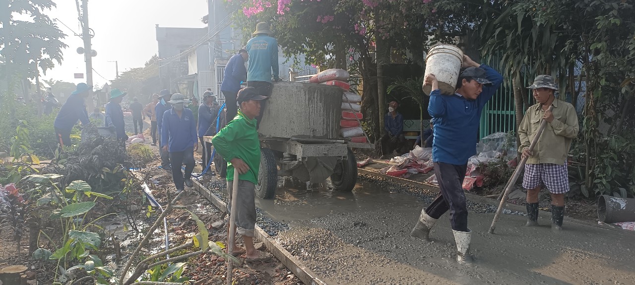 bê tông tuyến đường